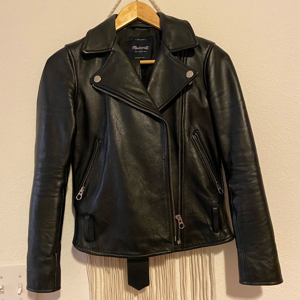 Madewell Leather Motorcycle Jacket